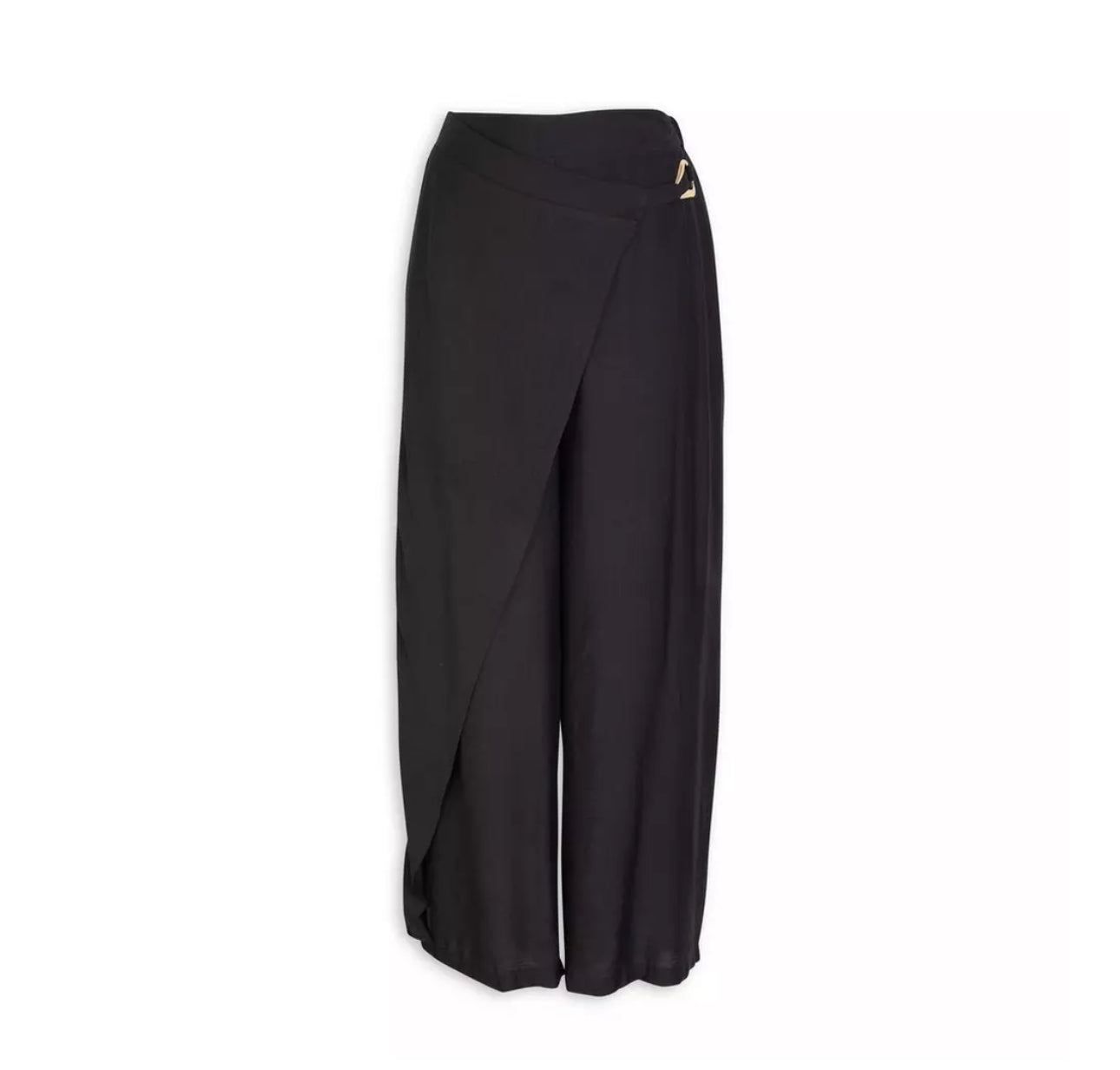 Black Sarong Wrap Pants