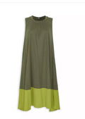 Green Trapeze Dress