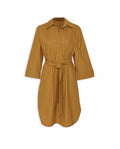 Brown Shirtdress